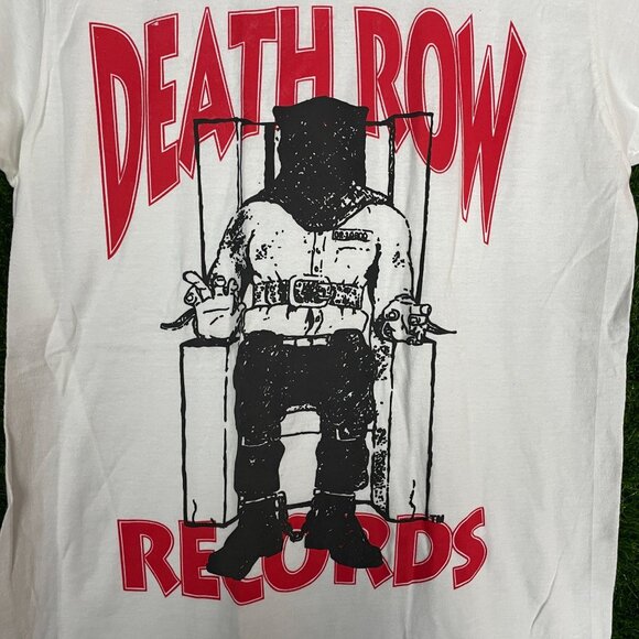 Death Row Records VTG Style Rap T-Shirt Size Small - Picture 2 of 5